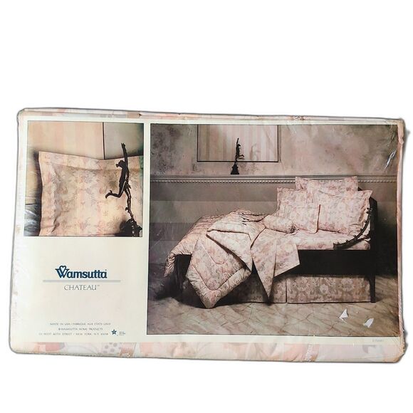 VTG Wamsutta CHATEAU Supercale Plus Twin FLAT Sheet 200 TC - NIB - Picture 3 of 6